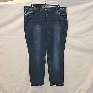 Copperflash curvy ankle skinny jeans 24W